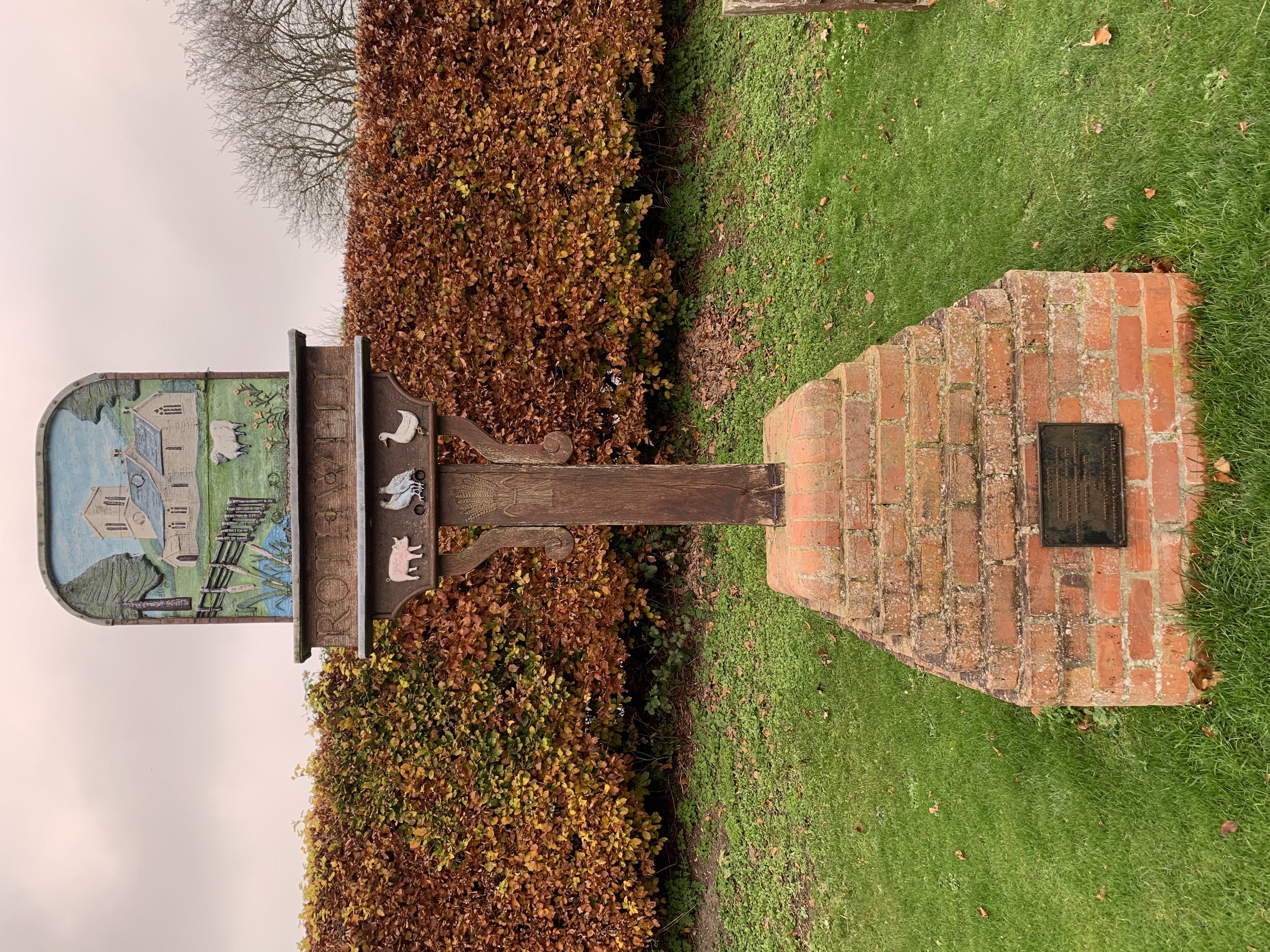 A picture of the village sign